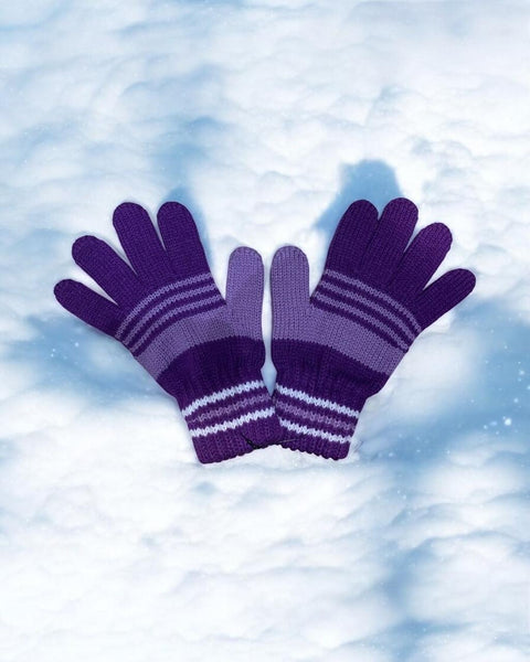 Kids Purple Gloves