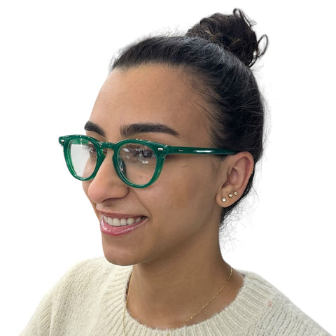 Emerald Classic Square Glasses