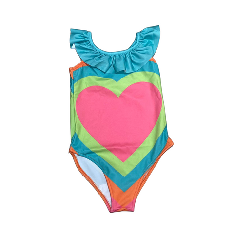 Heart one-piece swimsuit