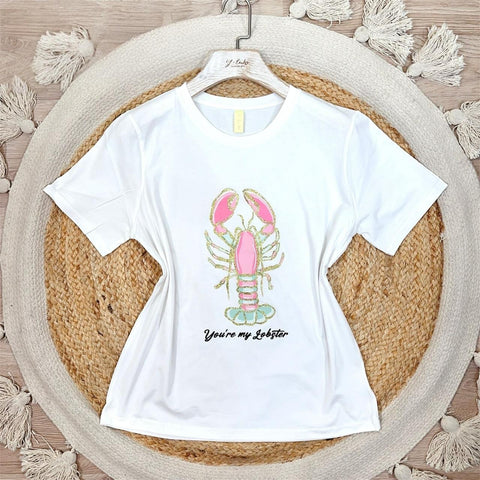 Pink Lobster T-shirt