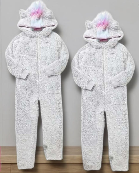 Grey Unicorn Onesie