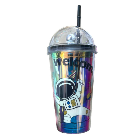 Outer Space Confetti Dome Tumbler S-2