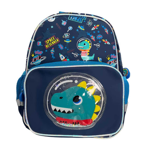 Blue Dinosaur Backpack 4