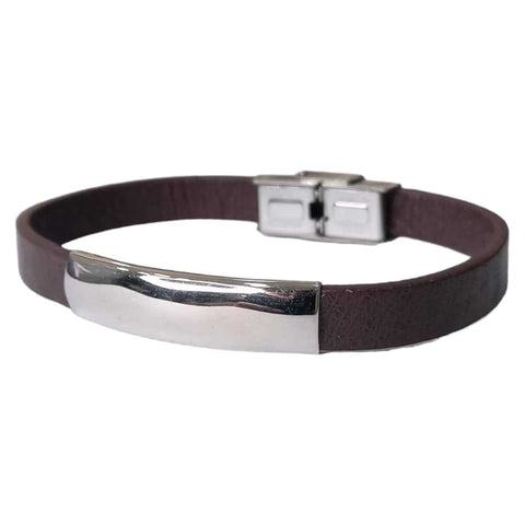 Brown Leather Bracelet 1