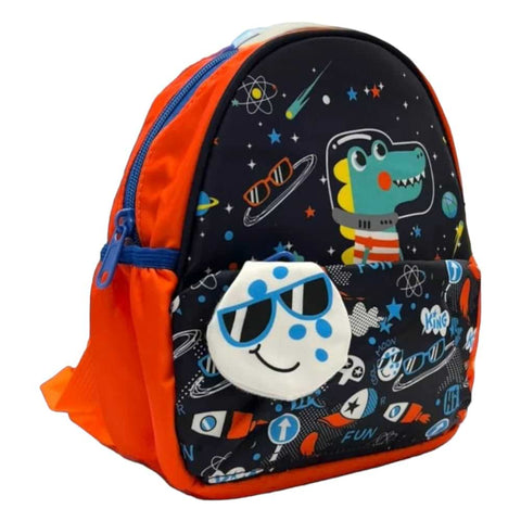 Dark Blue Dino Backpack 3 