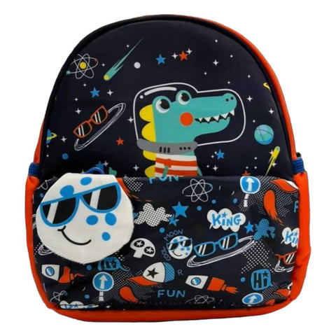 Dark Blue Dino Backpack 3 