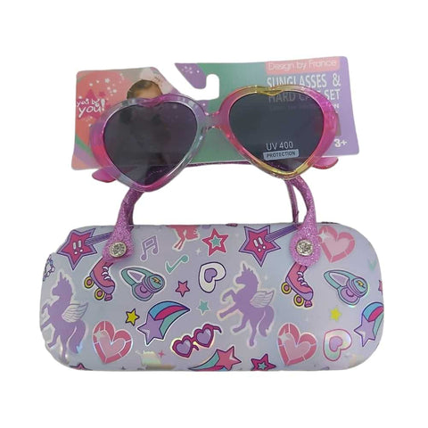 Pink Heart Shaped Sunglasses