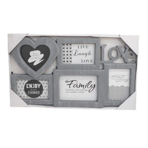 Grey Love 1 Photo Frame