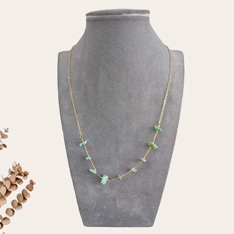 Turquoise Natural Stone Necklace 2 S-0