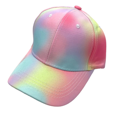 Pink Rainbow Colored Cap