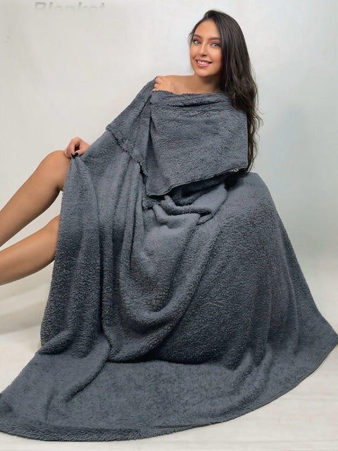 Dark-Grey Cozy Blankets