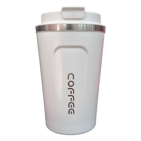 White Coffee Flask