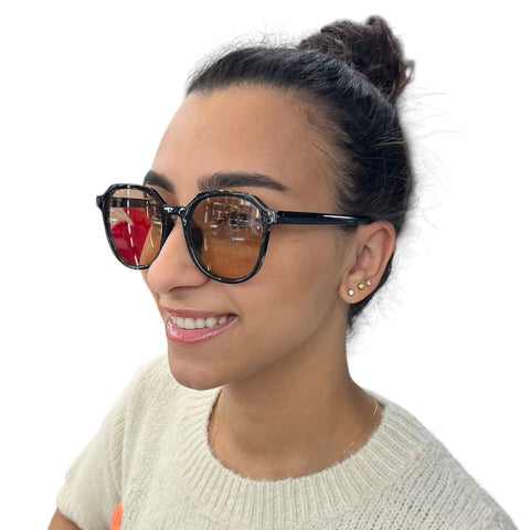 Classic Dark-Brown Sunglasses