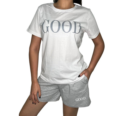 Good Vibes Shorts set