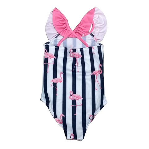 Flamingo one-piece swimsuit