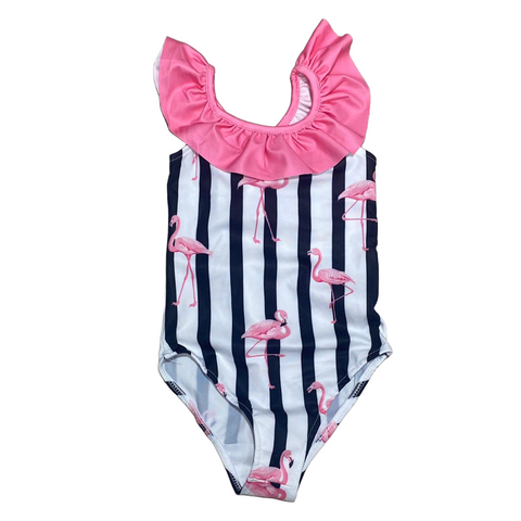 Flamingo one-piece swimsuit