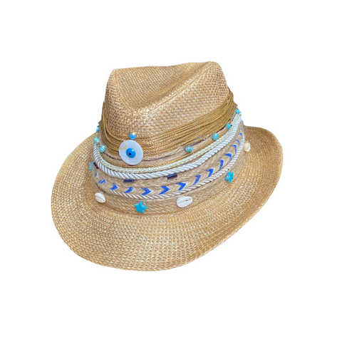 Eye beach hat