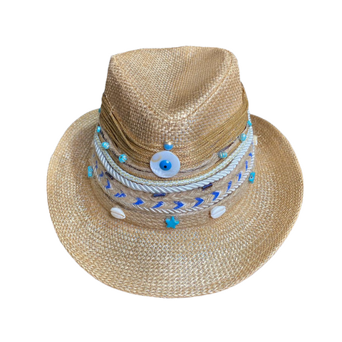 Eye beach hat