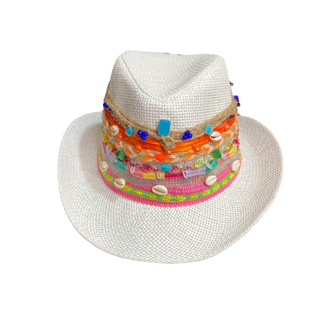 Colorful beach hat