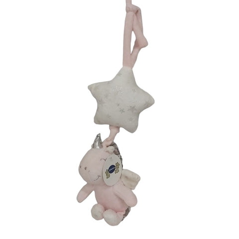 WHITE PINK  Unicorn Musical Toy