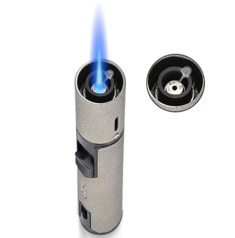 Silver "Lubinski" Cigar Torch Lighter 1